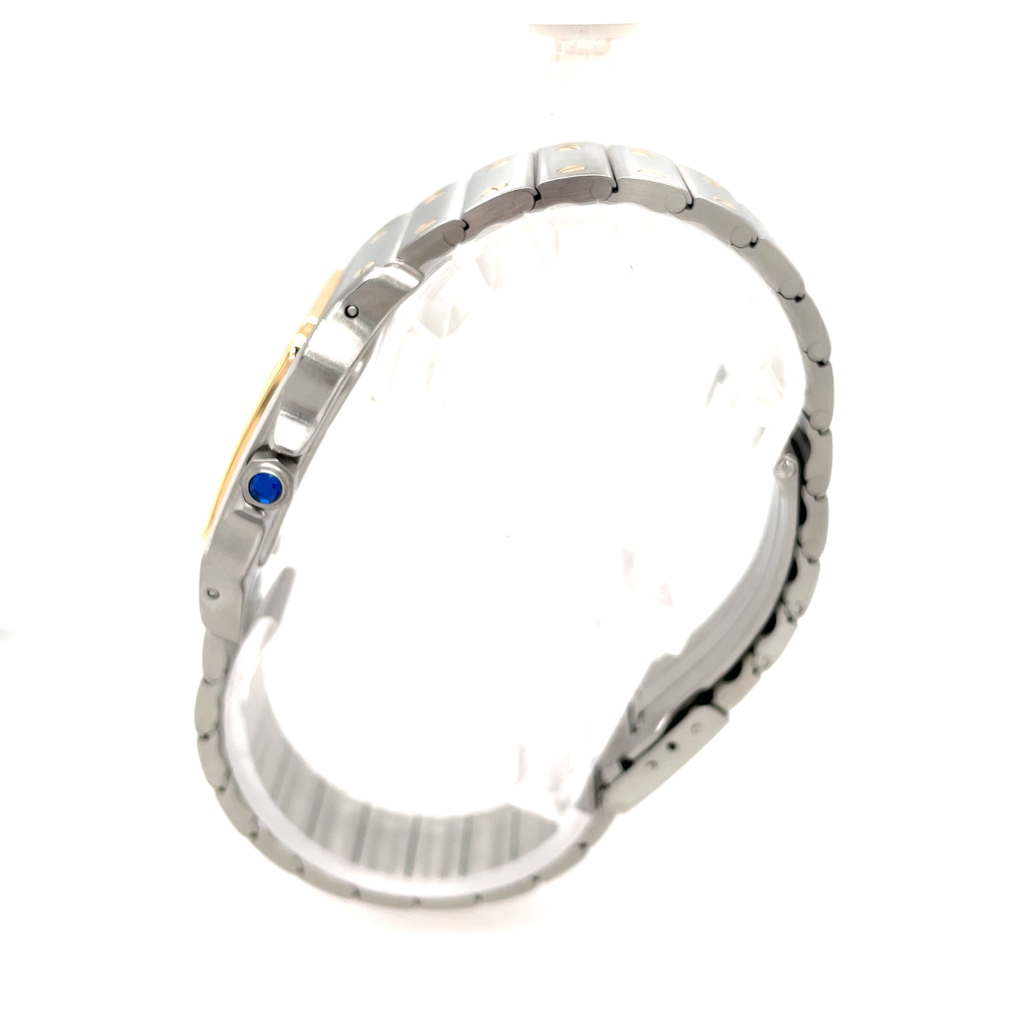 Cartier Santos Galbée Stahl/Gold 750, Quarz FULL SET 1994 VINTAGE WATCH - Bild 4