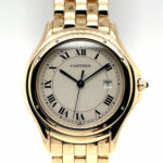 Cartier Cougar Ref. 887920 Gold 18K, Quarz 1994 Full Set almost NOS, ungetragen Vorschau