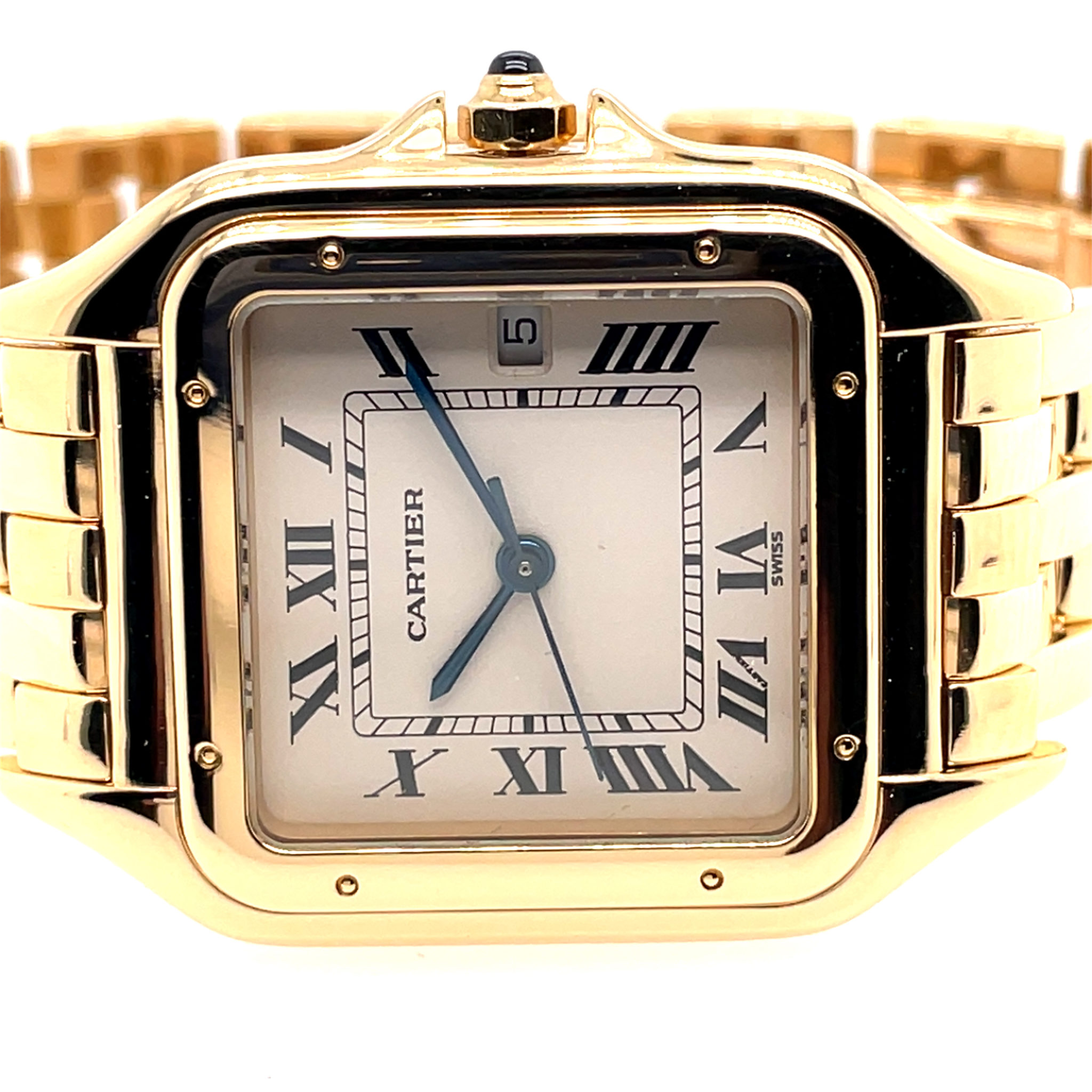 Cartier Panthere Ref 887968 Gold 750 28mm, ungetragen, FULL SET VINTAGE 1994 NOS - Bild 10
