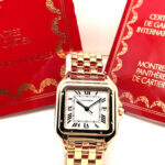 Cartier Panthere Ref 887968 Gold 750 28mm, ungetragen, FULL SET VINTAGE 1994 NOS - Bild 11 Vorschau