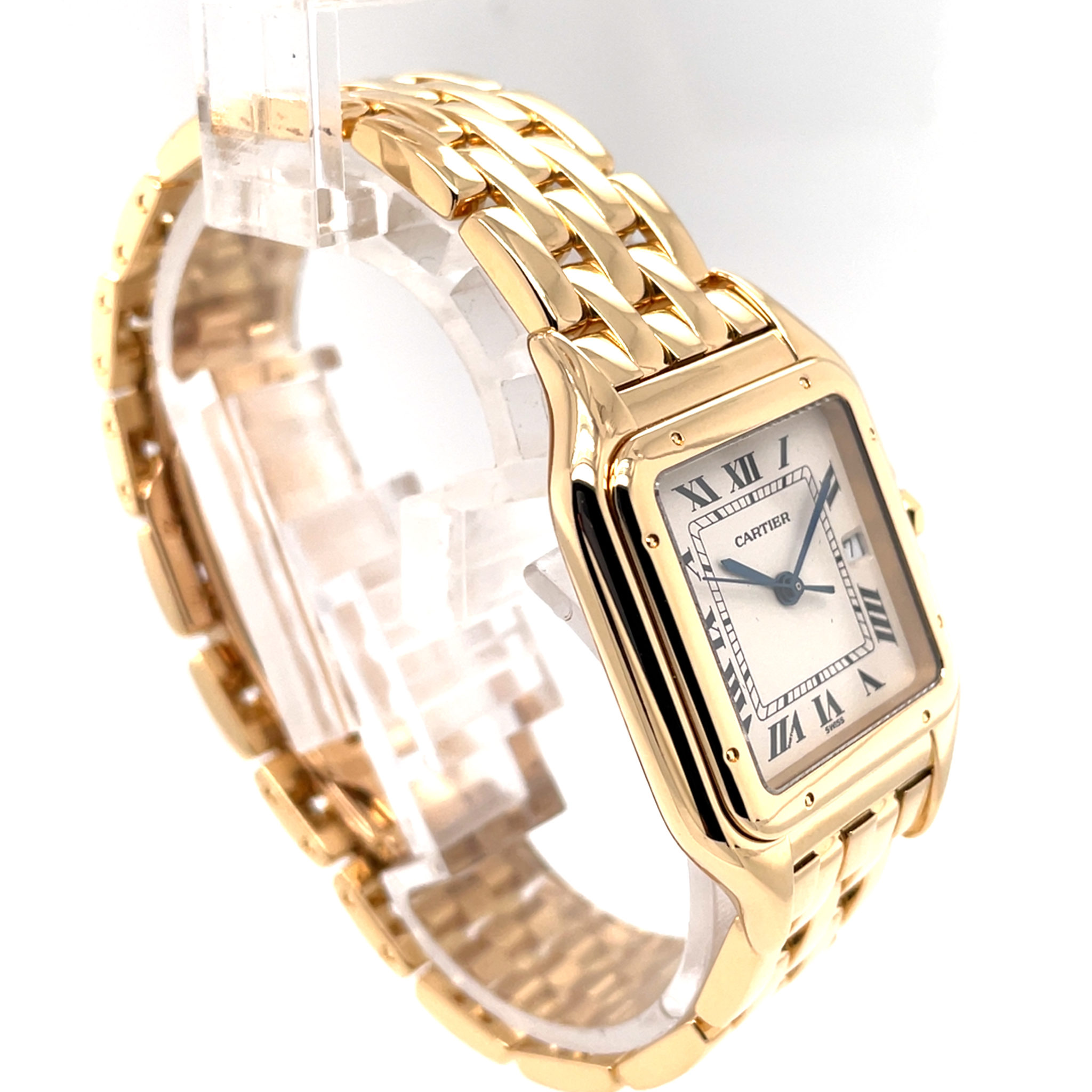Cartier Panthere Ref 887968 Gold 750 28mm, ungetragen, FULL SET VINTAGE 1994 NOS - Bild 7