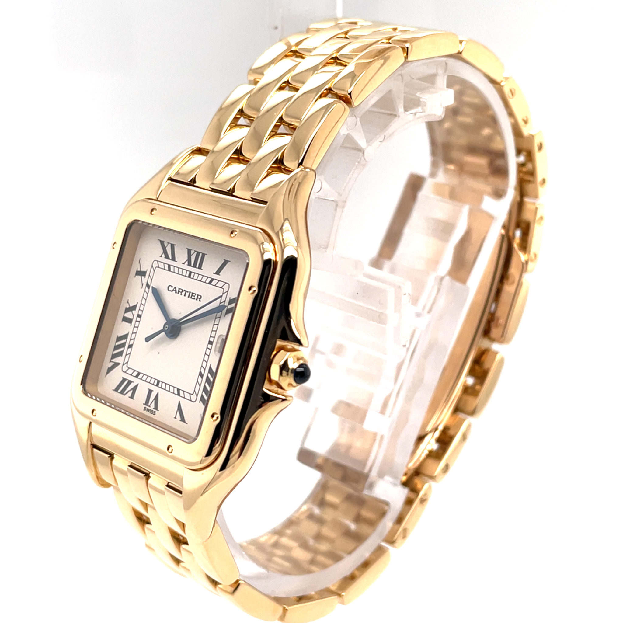 Cartier Panthere Ref 887968 Gold 750 28mm, ungetragen, FULL SET VINTAGE 1994 NOS - Bild 2