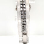 Longines Ladys Cocktail Watch 18K white gold, Diamonds 5ct. TW/vs NOS 1950-1960s ungetragen - Bild 11 Vorschau