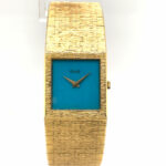 Piaget Ref. 9133A6 18K Gold Turquoise Dial Ca. 9P manual wind VINTAGE WATCH 1980s Vorschau