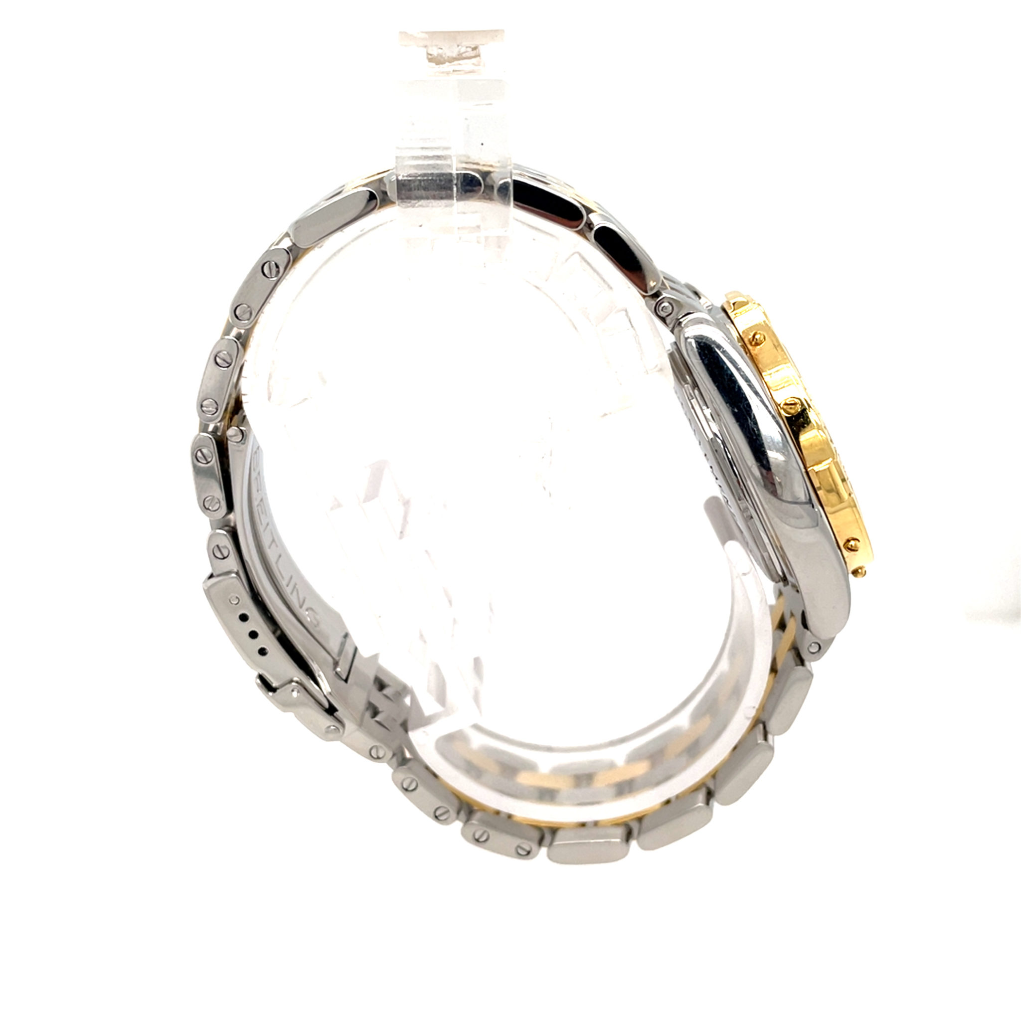 Breitling Lady B-Class Ref. D67365 Stahl/Gold 750 Chronometre Pilotband bicolor +Papiere - Bild 6