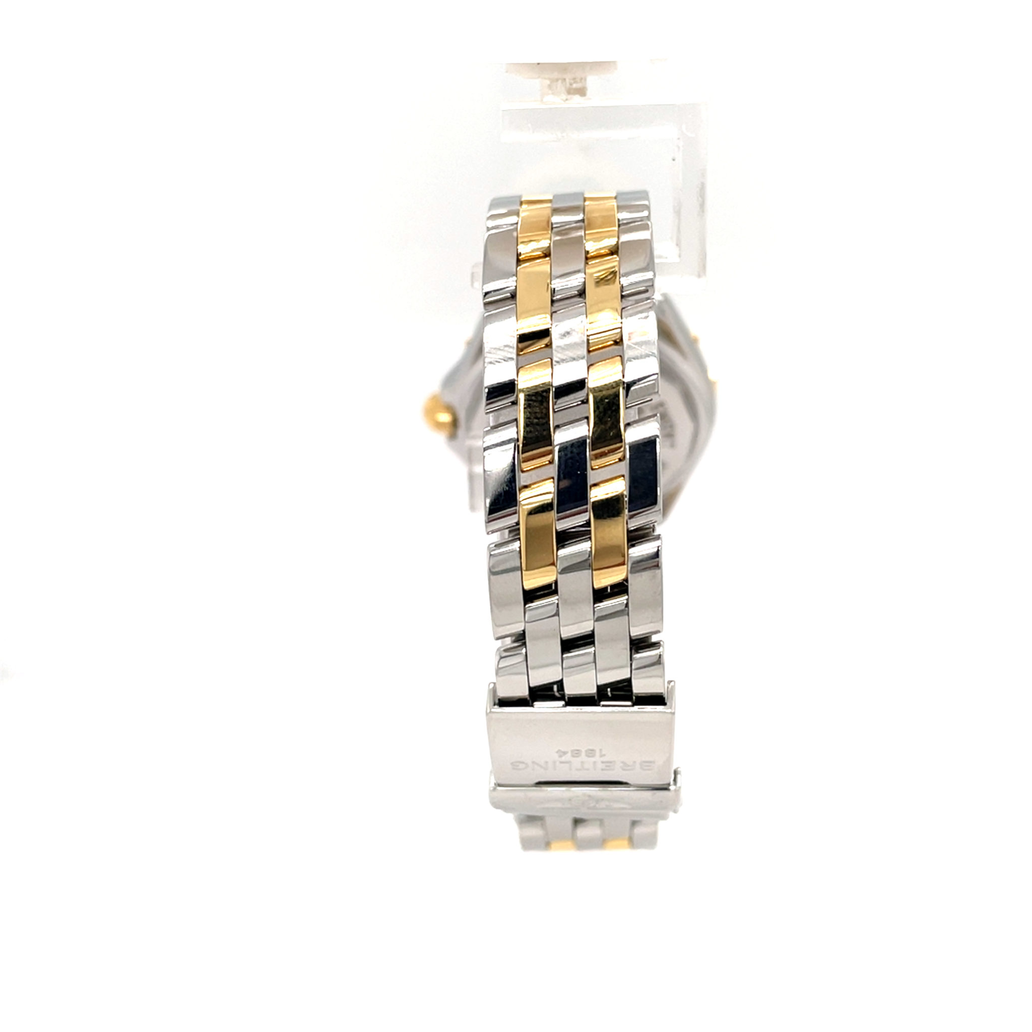Breitling Lady B-Class Ref. D67365 Stahl/Gold 750 Chronometre Pilotband bicolor +Papiere - Bild 4