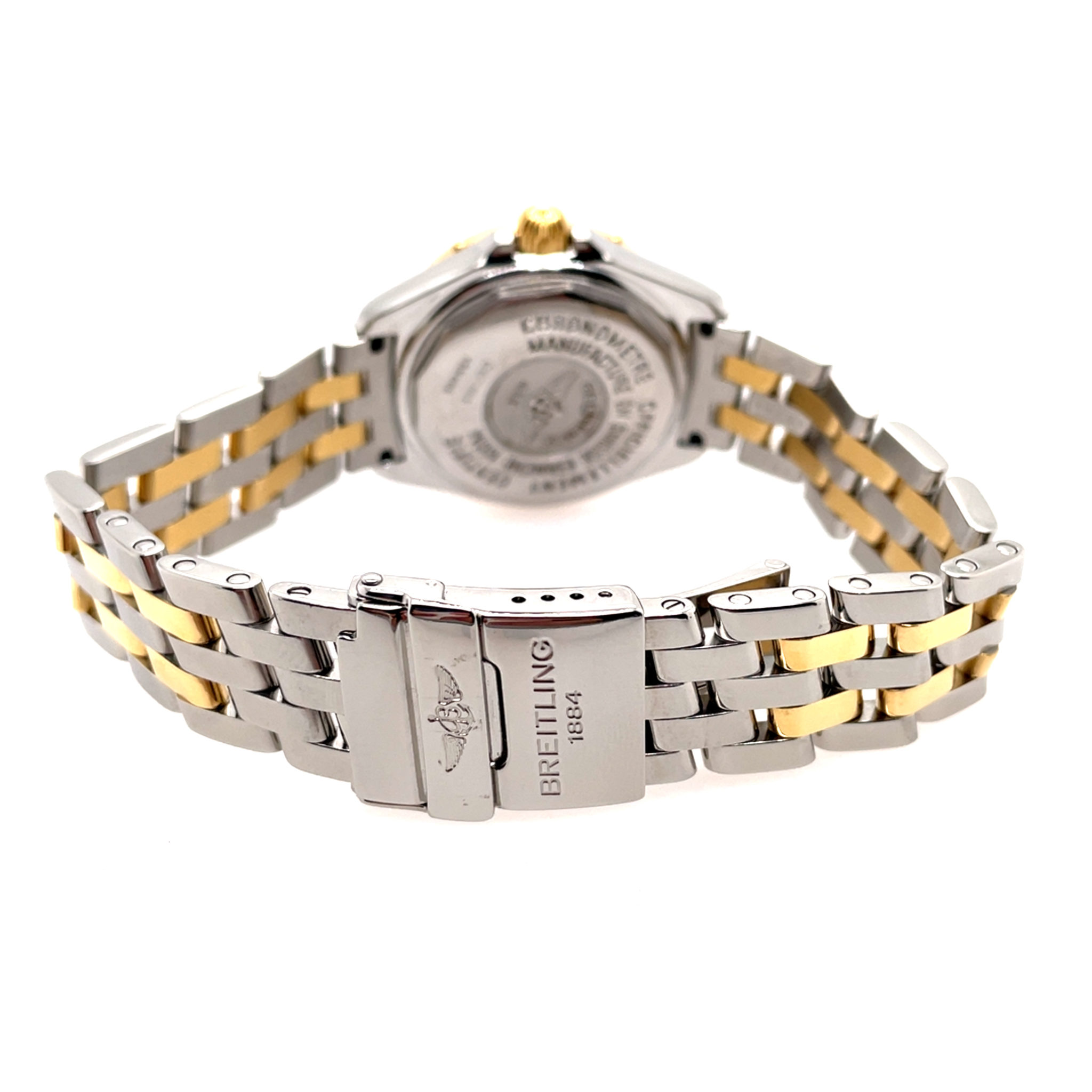 Breitling Lady B-Class Ref. D67365 Stahl/Gold 750 Chronometre Pilotband bicolor +Papiere - Bild 10