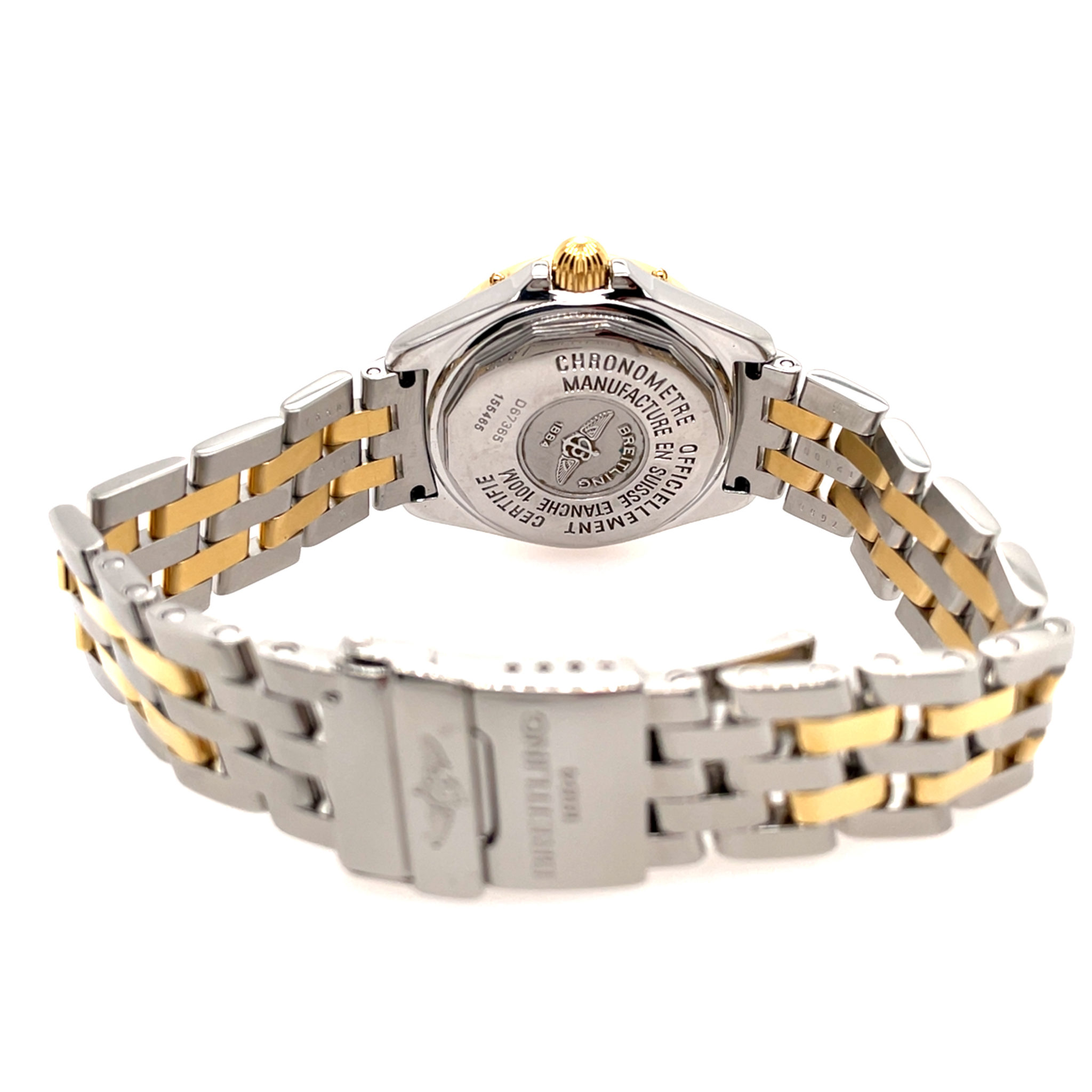 Breitling Lady B-Class Ref. D67365 Stahl/Gold 750 Chronometre Pilotband bicolor +Papiere - Bild 11