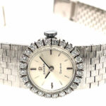 Omega Cocktail Watch 750 White gold Cal. 484 Full Serviced 1950 VINTAGE Watch - Bild 4 Vorschau