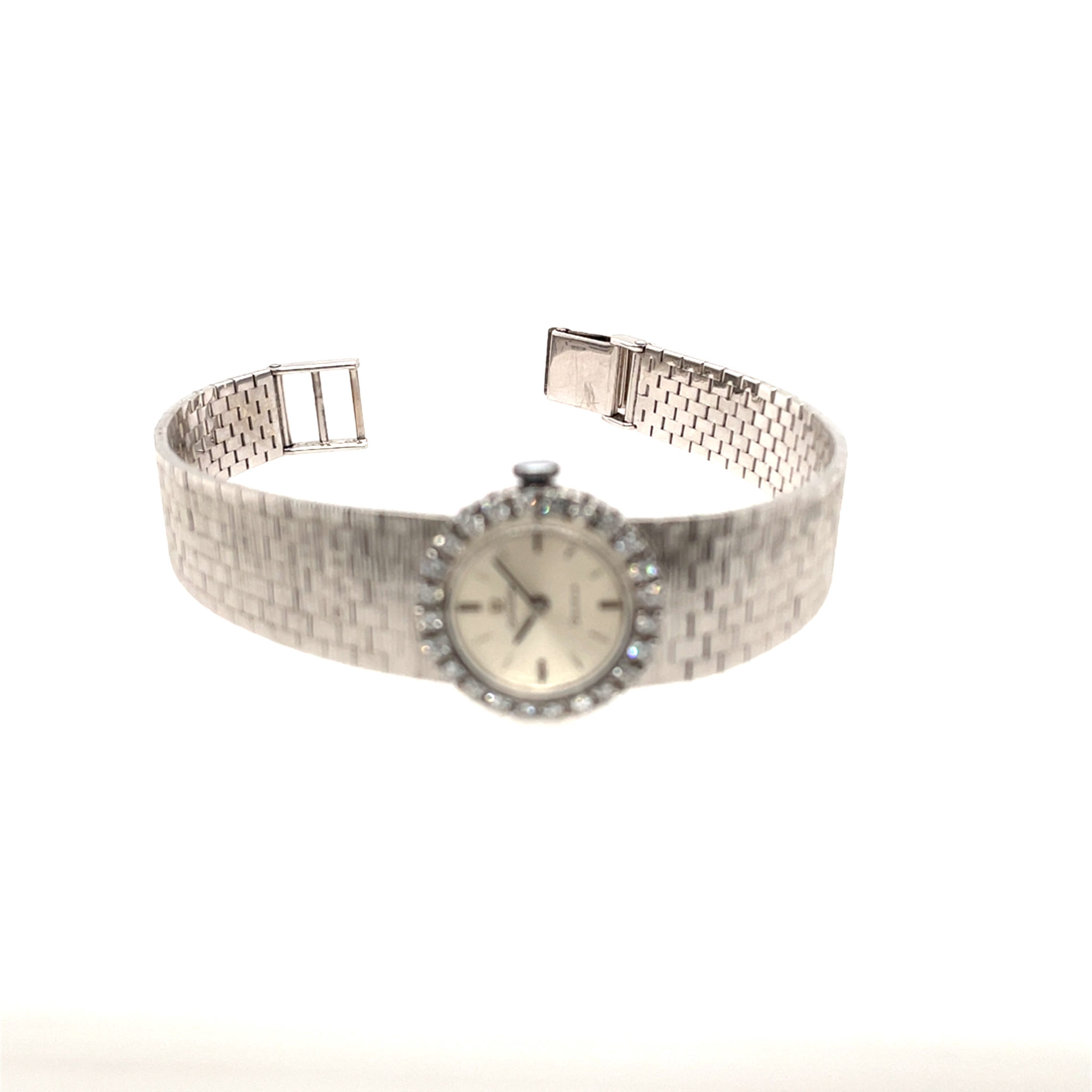 Omega Cocktail Watch 750 White gold Cal. 484 Full Serviced 1950 VINTAGE Watch - Bild 5
