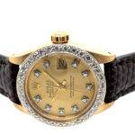 Rolex Lady-Datejust 6917 GG750 26mm 1981 Diamond Bezel mit Box - Bild 2 Vorschau