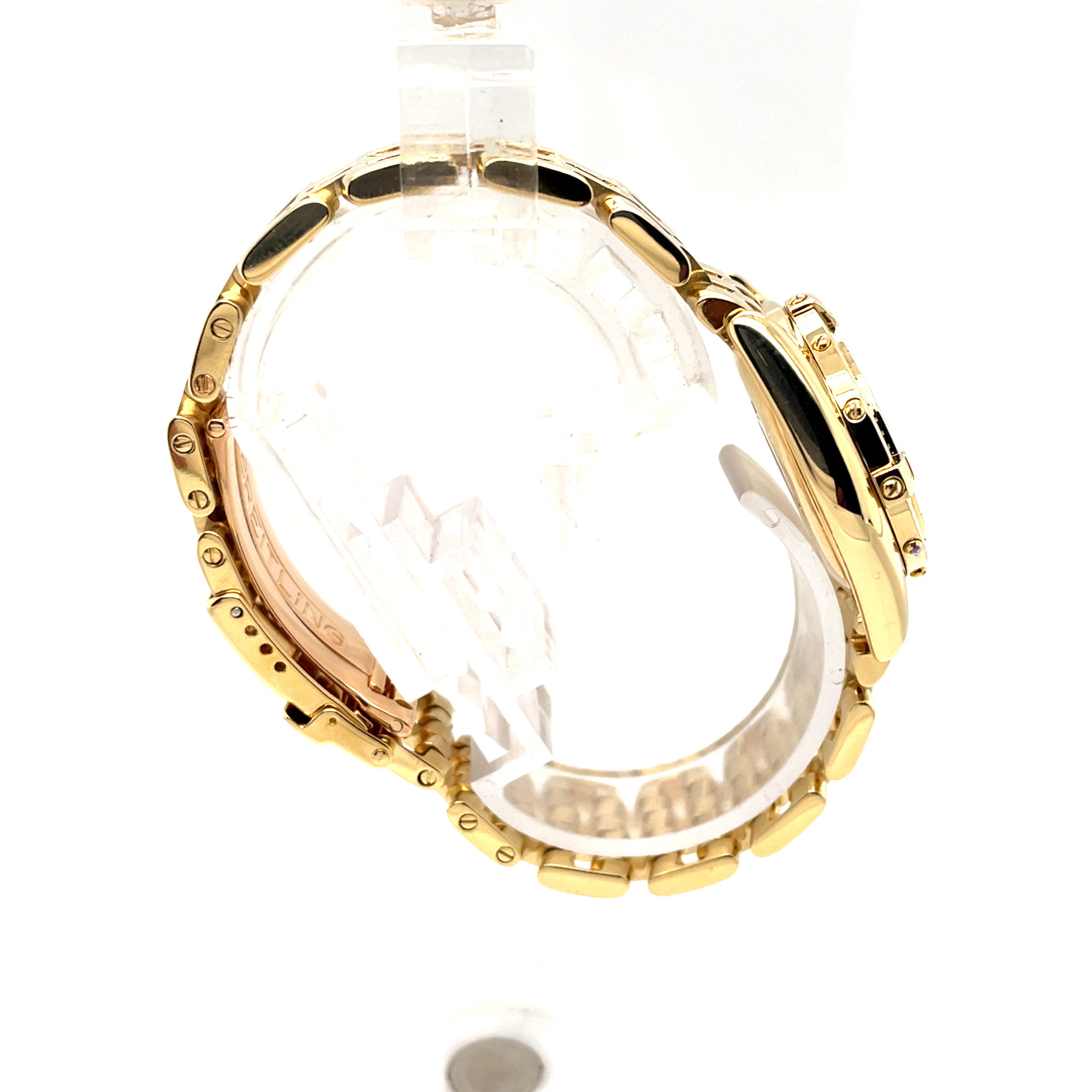 Breitling Callistino Ref. K52045.1 Gold 750/18K Mother of Pearl Quarz VINTAGE - Bild 4