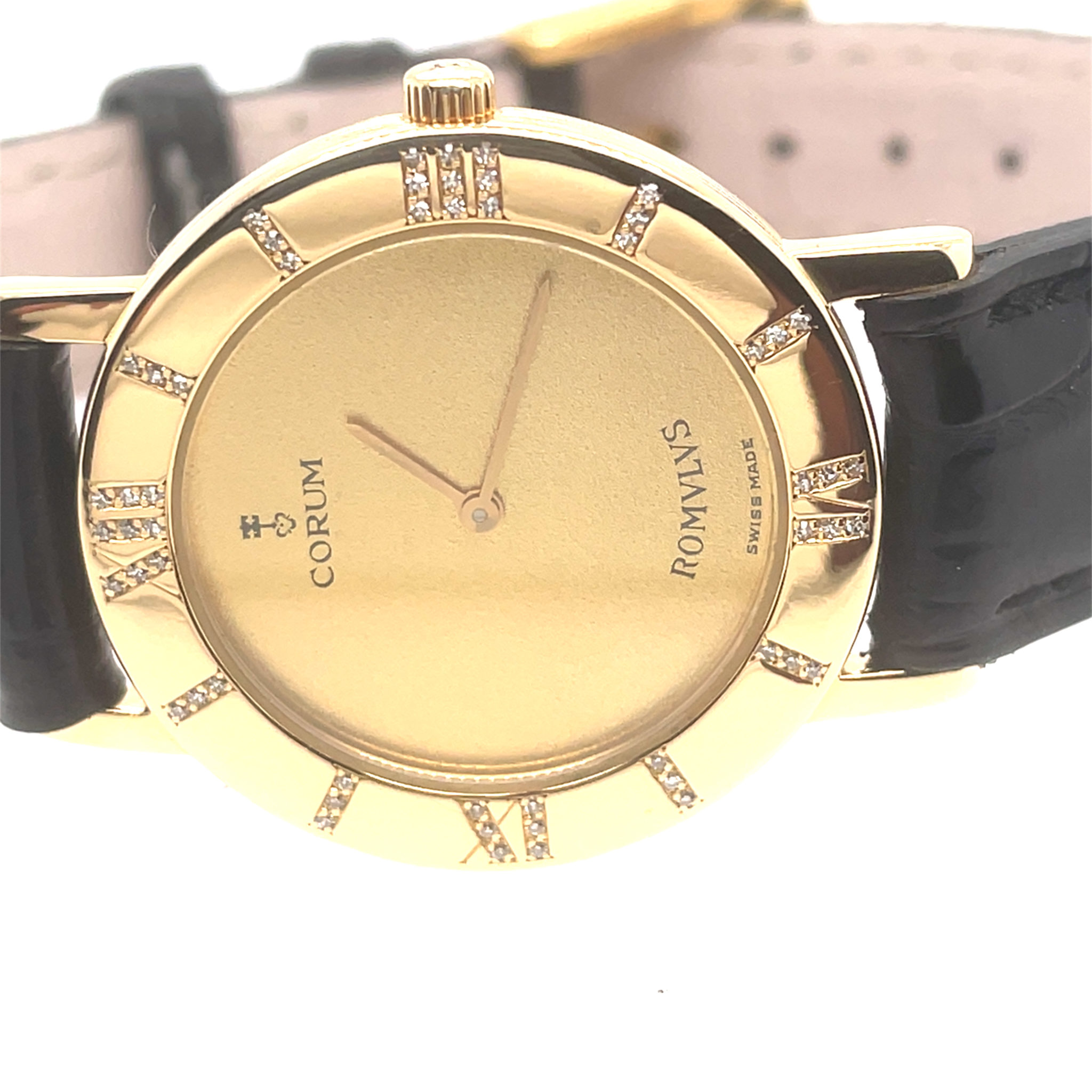 Corum Romvlvs Ref. 50.211.65 750GG 26,5mm Diamanten ca. 1990 VINTAGE - Bild 2