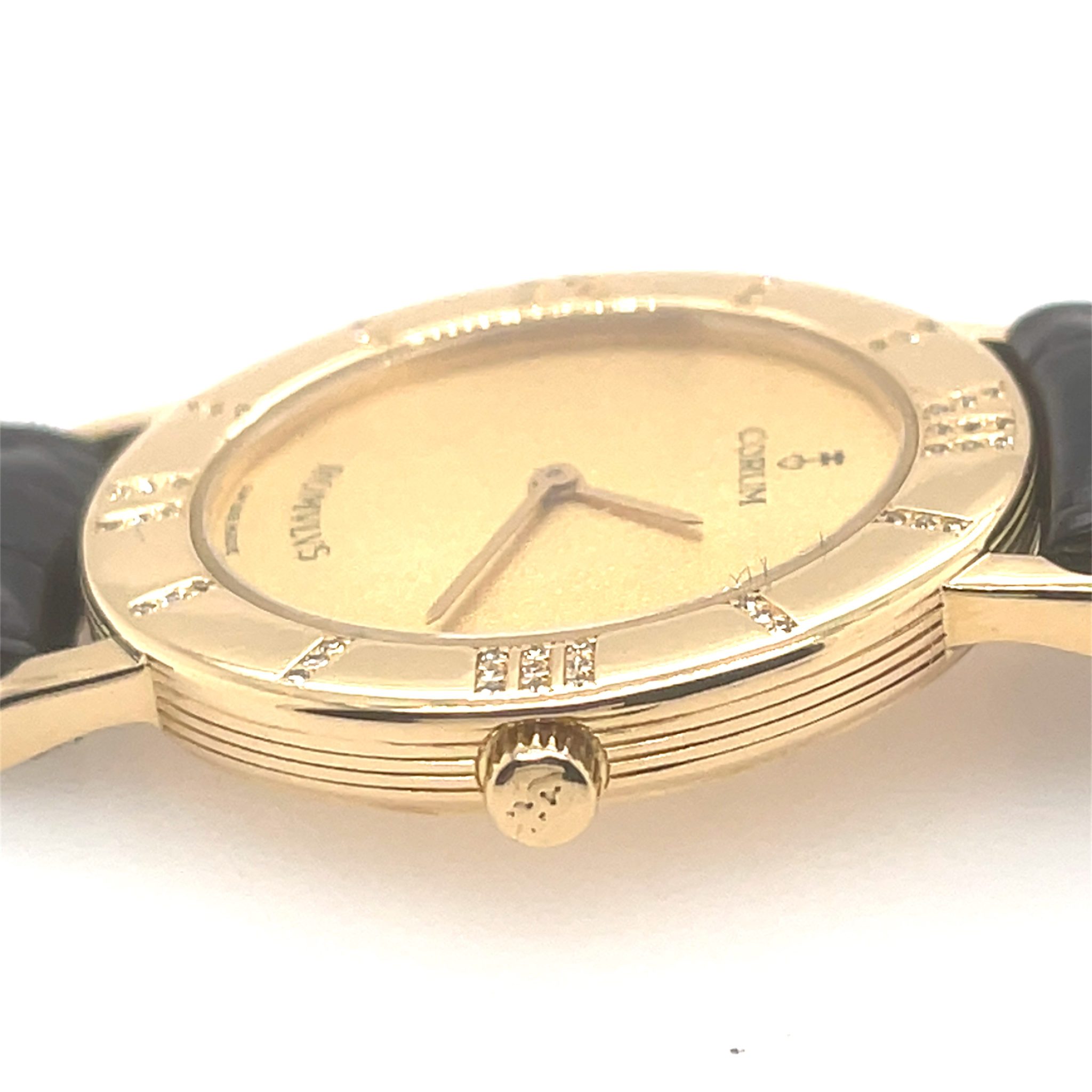 Corum Romvlvs Ref. 50.211.65 750GG 26,5mm Diamanten ca. 1990 VINTAGE - Bild 4