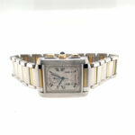 Cartier Tank Francaise Chronoflex Ref. 2303 Stahl/Gold 750 Quarz, fully serviced Juli 22 - Bild 3 Vorschau