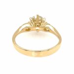 Ring Gr. 53 ca. 1,25 ct Diamanten Gelbgold 750/ 18K - Bild 4 Vorschau