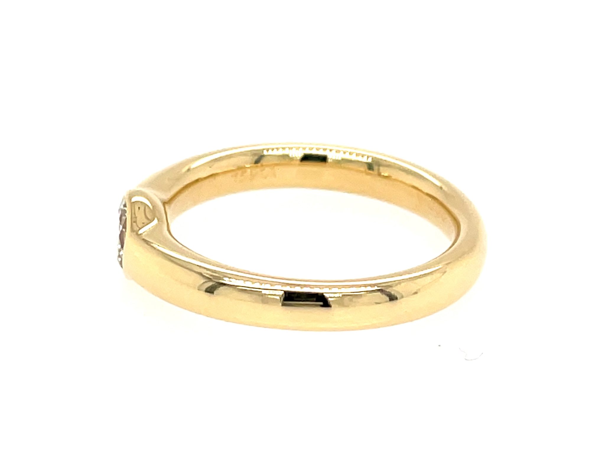 Niessing Solitärring Gr. 56 mit ca. 0,40 ct Diamant Gelbgold 750/ 18K - Bild 2