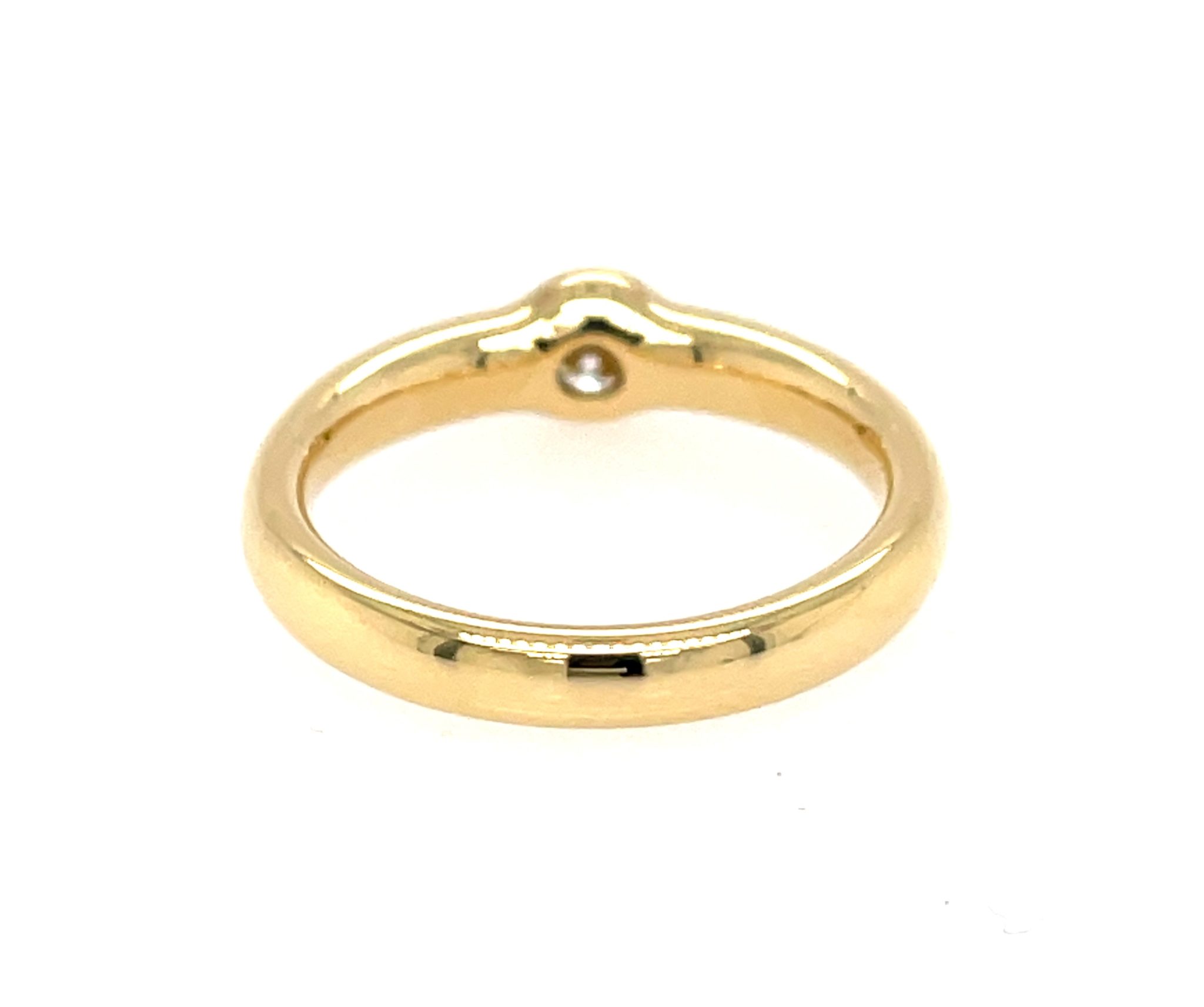 Niessing Solitärring Gr. 56 mit ca. 0,40 ct Diamant Gelbgold 750/ 18K - Bild 4