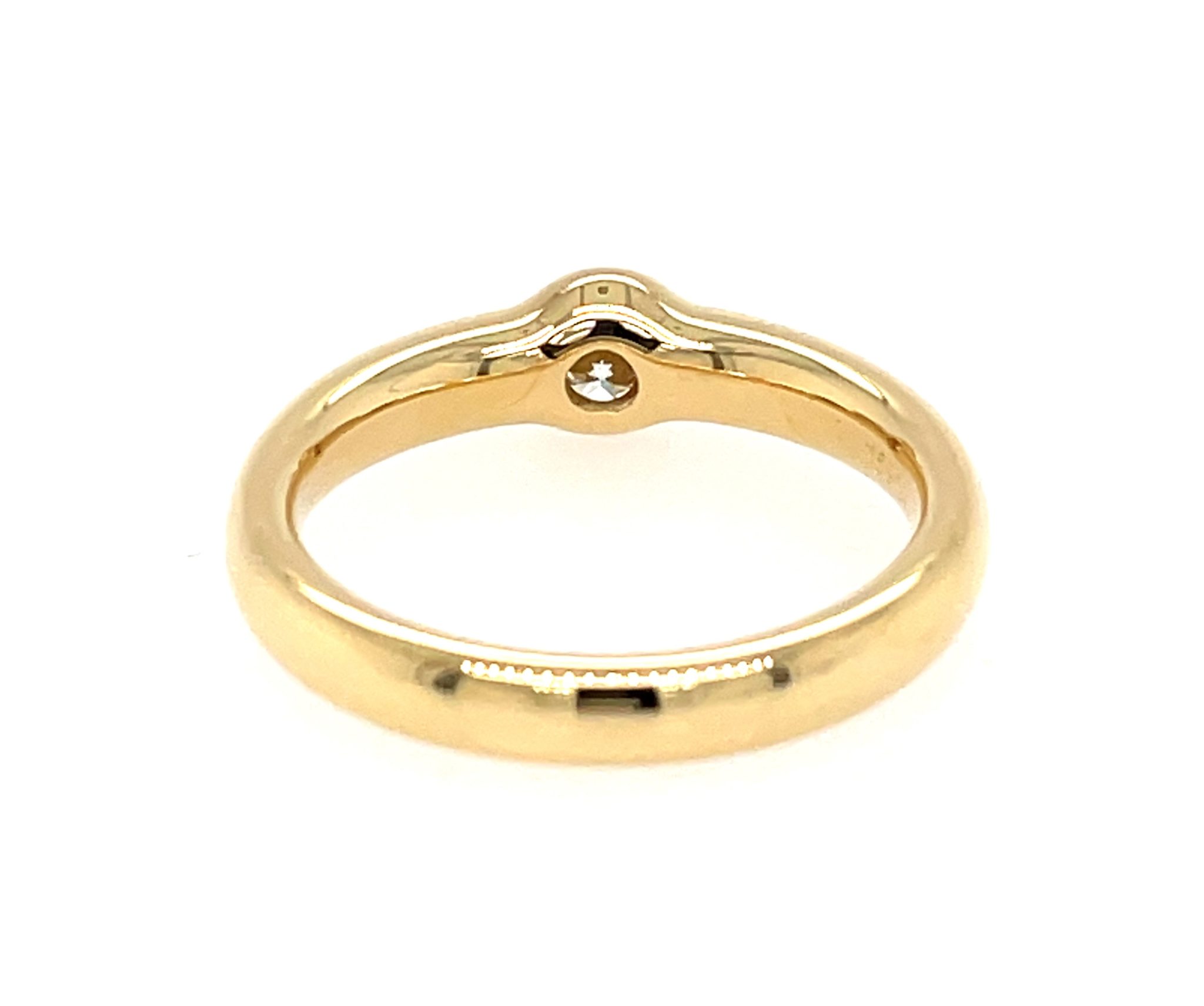 Niessing Solitärring Gr. 56 mit ca. 0,40 ct Diamant Gelbgold 750/ 18K - Bild 5