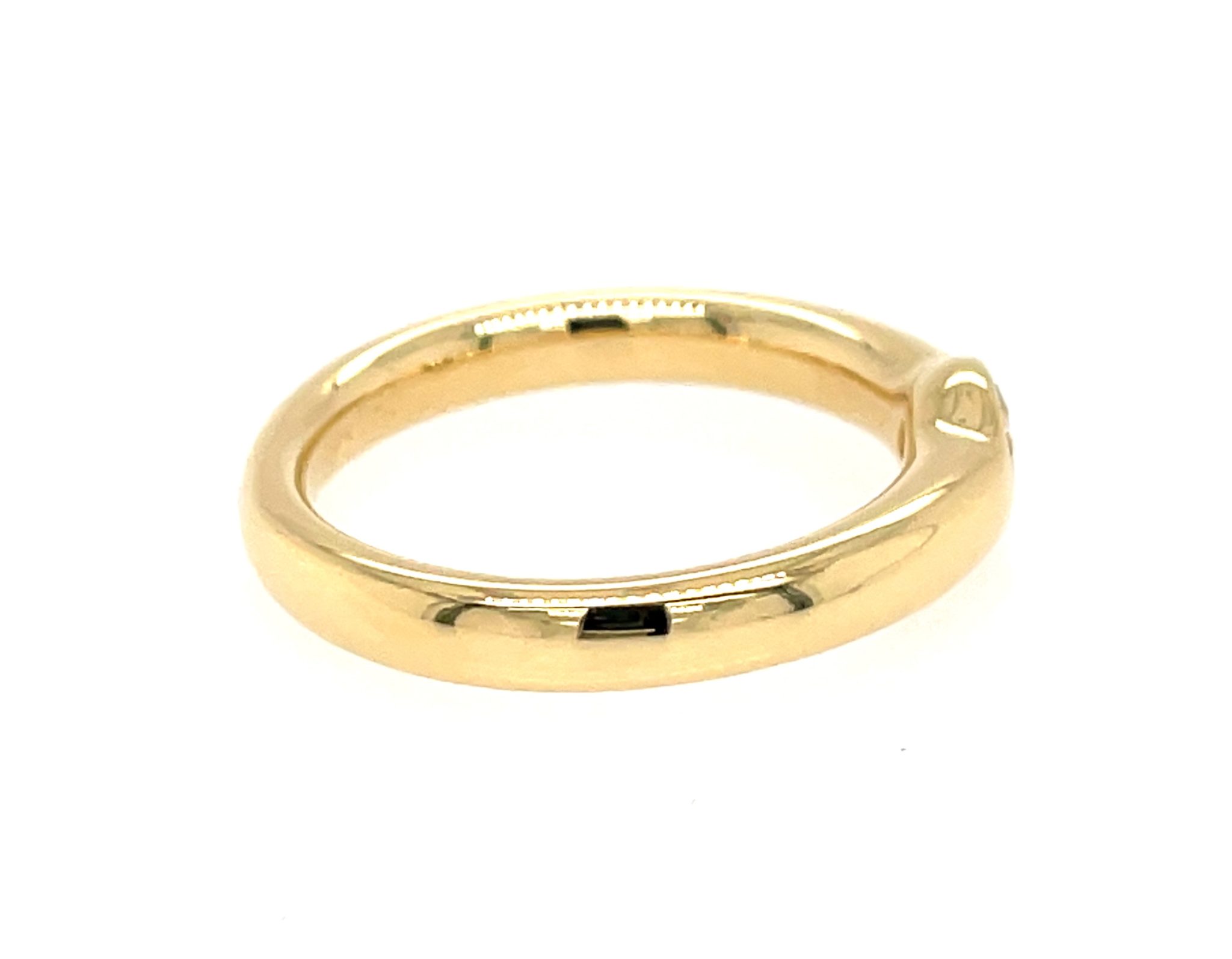 Niessing Solitärring Gr. 56 mit ca. 0,40 ct Diamant Gelbgold 750/ 18K - Bild 3