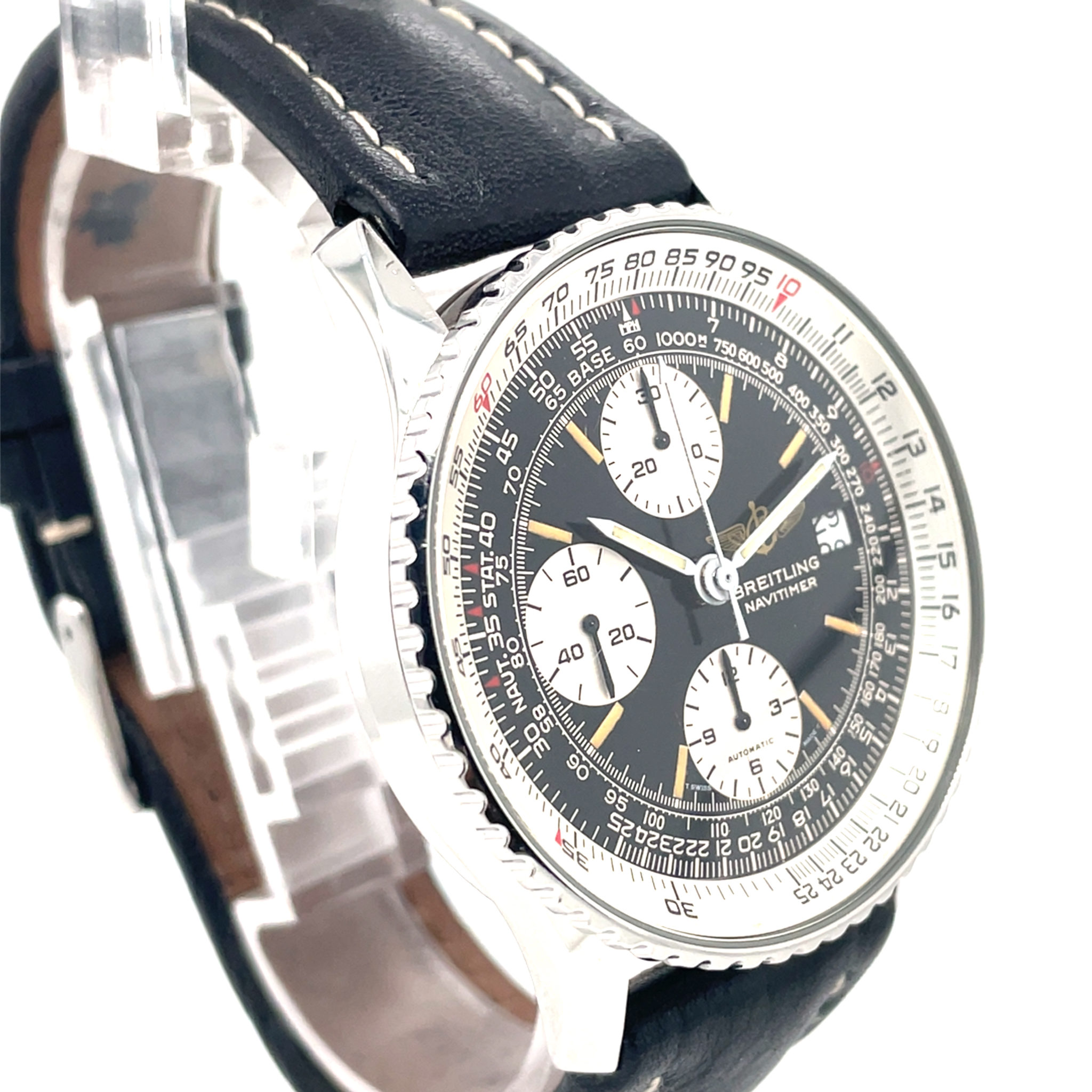 Breitling Old Navitimer Ref. 81610 Stahl ca. 1990s Vintage Chronograph - Bild 3