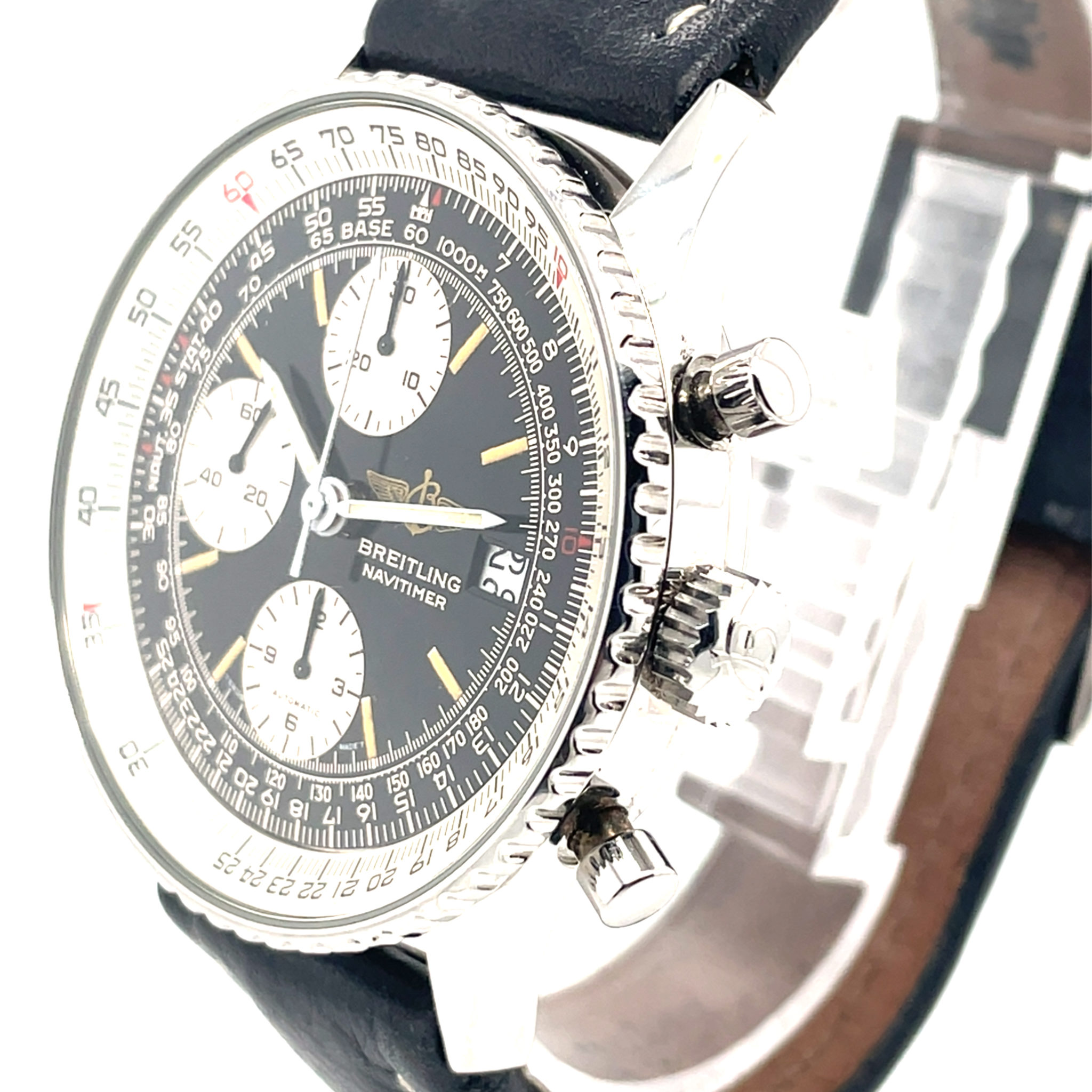 Breitling Old Navitimer Ref. 81610 Stahl ca. 1990s Vintage Chronograph - Bild 9