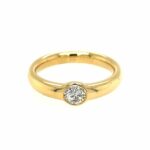 Niessing Solitärring Gr. 56 mit ca. 0,40 ct Diamant Gelbgold 750/ 18K Vorschau