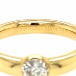 Niessing Solitärring Gr. 56 mit ca. 0,40 ct Diamant Gelbgold 750/ 18K - Bild 6 Vorschau