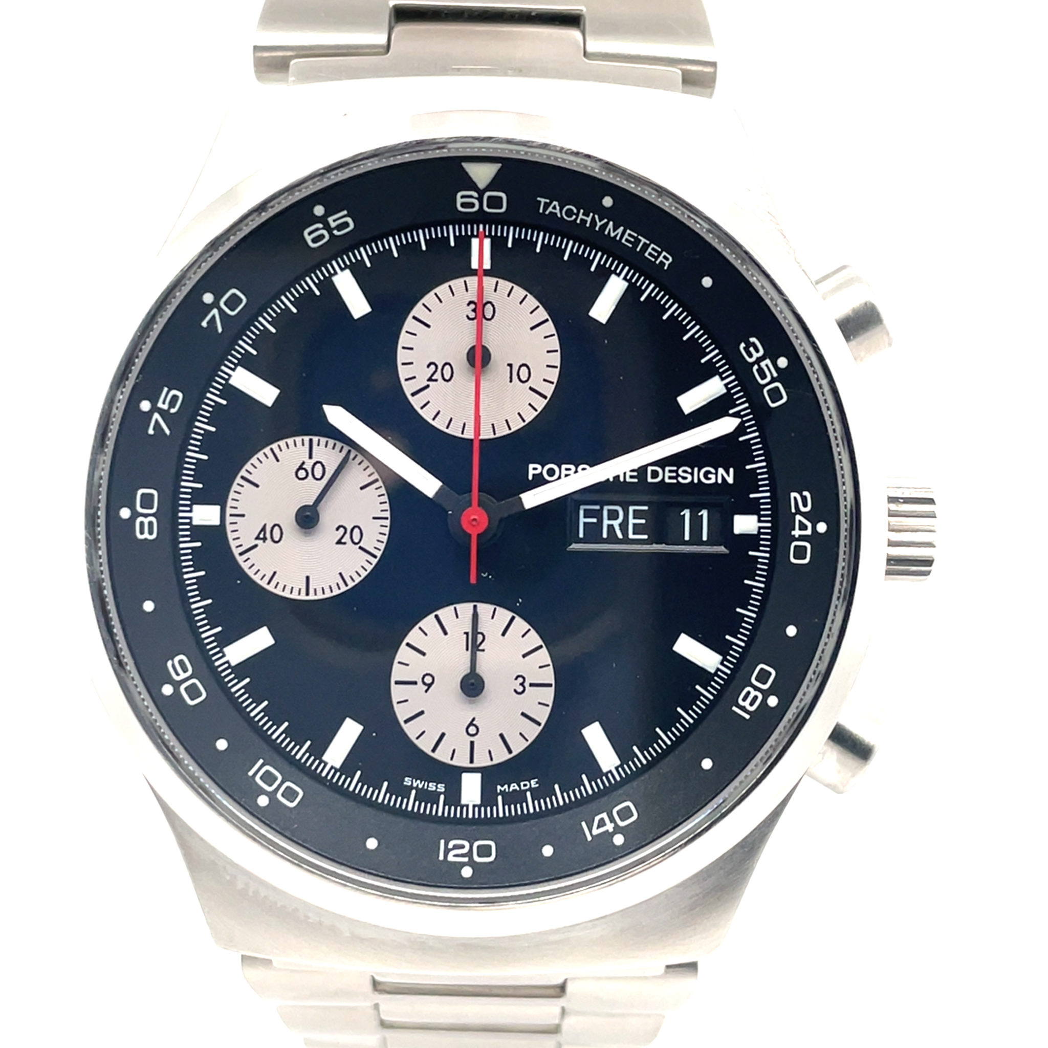 Porsche Design Eterna Chronograph Ref. 6625.41 Cal. 674 Valjoux 7750 ca. 2009 Vintage+Box
