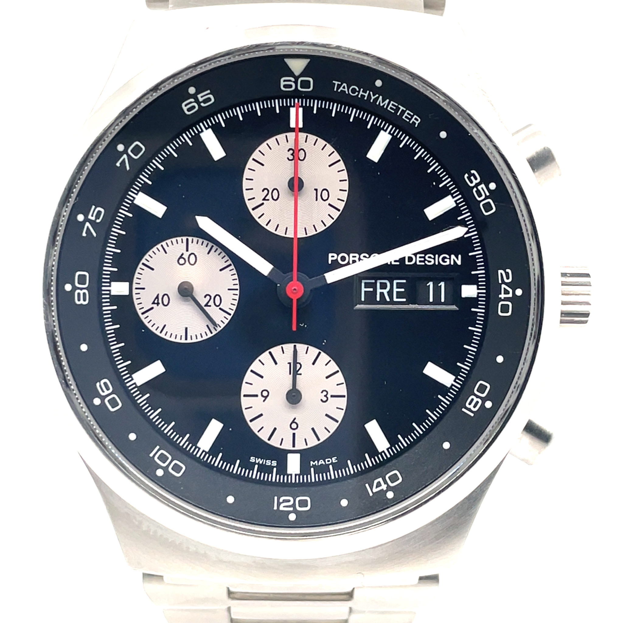 Porsche Design Eterna Chronograph Ref. 6625.41 Cal. 674 Valjoux 7750 ca. 2009 Vintage+Box - Bild 5