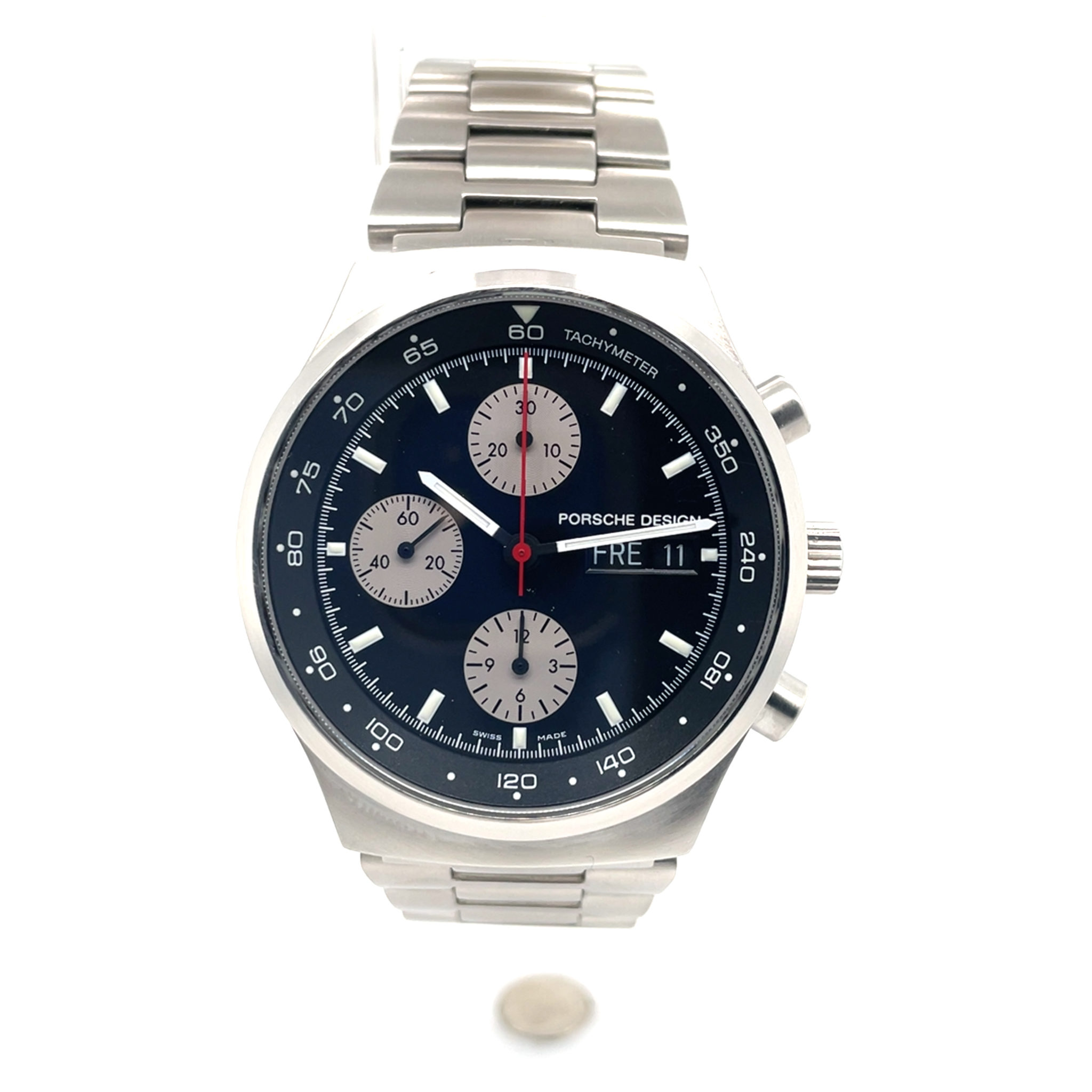Porsche Design Eterna Chronograph Ref. 6625.41 Cal. 674 Valjoux 7750 ca. 2009 Vintage+Box - Bild 2