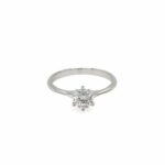Solitärring Gr. 53 0,51 ct Diamant Weißgold 750/ 18K GIA Zertifikat Vorschau