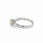 Solitärring Gr. 62 ca. 1,06 ct Diamant in Altschliff Weißgold 14K - Bild 2 Vorschau