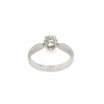 Solitärring Gr. 62 ca. 1,06 ct Diamant in Altschliff Weißgold 14K - Bild 4 Vorschau