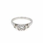 Solitärring Gr. 56 ca. 0,80 ct Diamanten Weißgold 750/ 18K GIA Zertifikat Vorschau