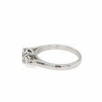Solitärring Gr. 56 ca. 0,80 ct Diamanten Weißgold 750/ 18K GIA Zertifikat - Bild 2 Vorschau