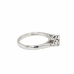 Solitärring Gr. 56 ca. 0,80 ct Diamanten Weißgold 750/ 18K GIA Zertifikat - Bild 3 Vorschau