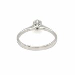 Solitärring Gr. 51 ca. 0,28 ct Diamant Weißgold 585/ 14K - Bild 4 Vorschau