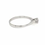 Solitärring Gr. 51 ca. 0,28 ct Diamant Weißgold 585/ 14K - Bild 2 Vorschau
