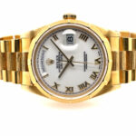 Rolex Day-Date 36 Bark Finish Ref. 18248 Vintage Full Set 1995 perfect condition - Bild 3 Vorschau