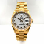 Rolex Day-Date 36 Bark Finish Ref. 18248 Vintage Full Set 1995 perfect condition - Bild 2 Vorschau