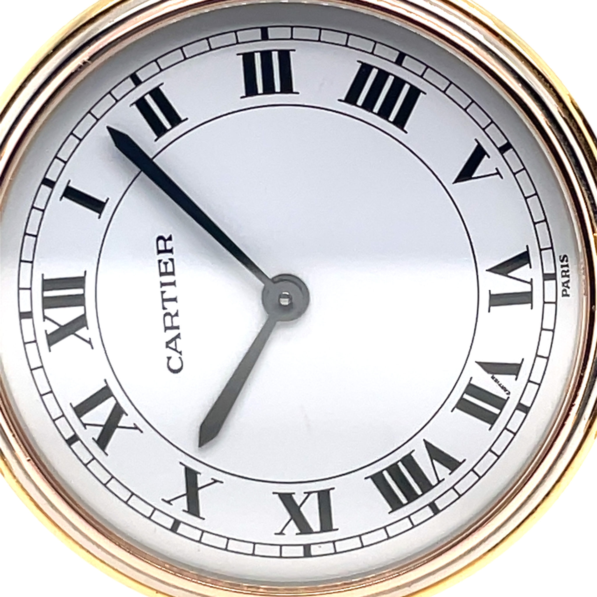 Cartier Vendome Trinity Paris Ref. 8100 18K Gold Vintage Watch Top Condition - Bild 4