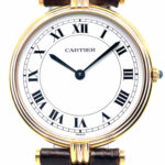 Cartier Vendome Trinity Paris Ref. 8100 18K Gold Vintage Watch Top Condition Vorschau