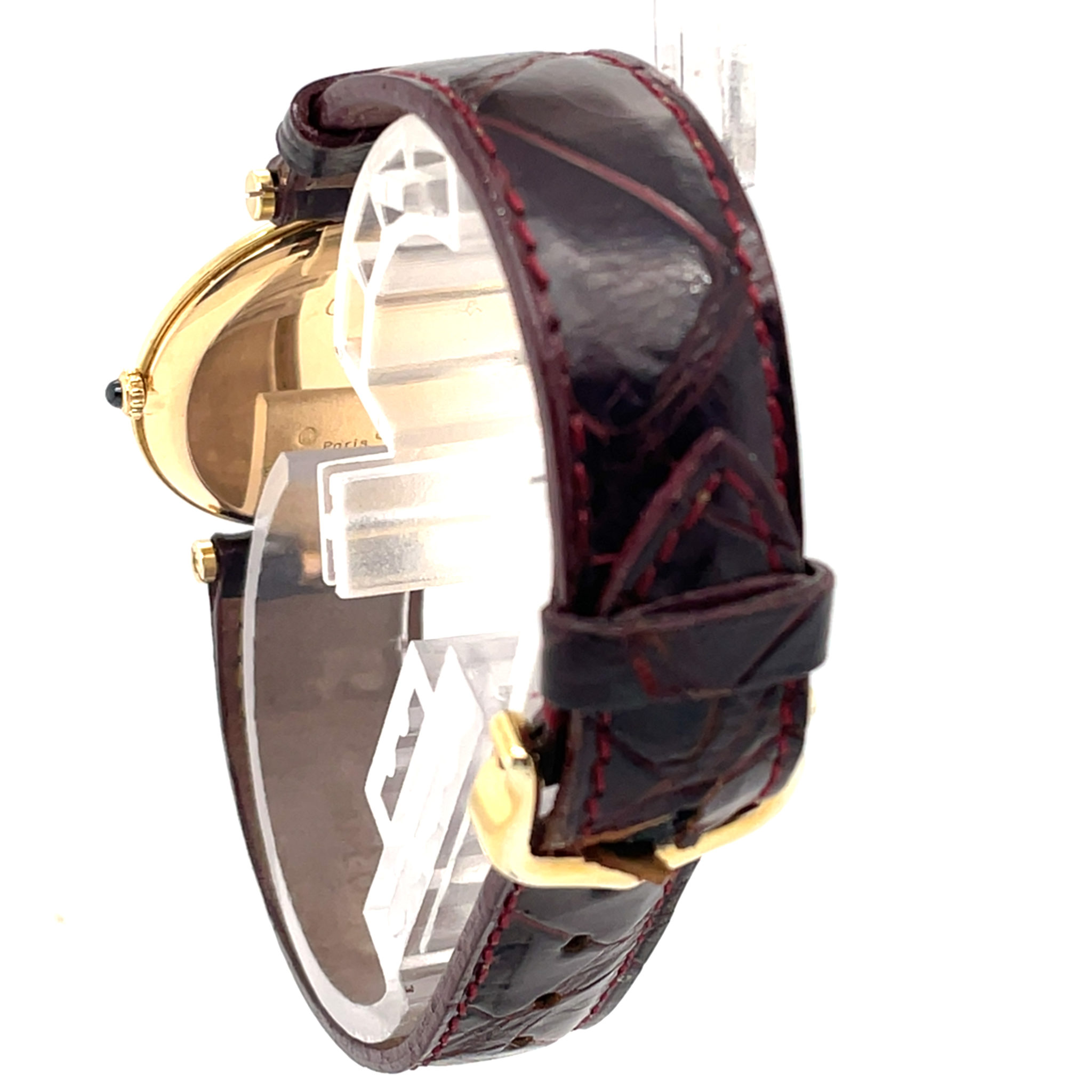 Cartier Vendome Trinity Paris Ref. 8100 18K Gold Vintage Watch Top Condition - Bild 12