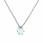 Soliärkette 44 cm 0,77ct Diamant Weißgold 750/ 18K DPL Zertifikat Vorschau