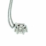 Soliärkette 44 cm 0,77ct Diamant Weißgold 750/ 18K DPL Zertifikat - Bild 4 Vorschau