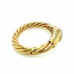 LeoPizzo Armreif 16cm ca. 1,26 ct Diamanten Bicolor 750/ 18K - Bild 3 Vorschau