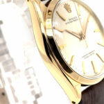 Rolex Oyster Perpetual Chronometer 34mm Ref. 1005/1002 Gold 18K 1950s +new Rolex Box - Bild 6 Vorschau