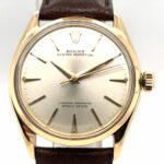 Rolex Oyster Perpetual Chronometer 34mm Ref. 1005/1002 Gold 18K 1950s +new Rolex Box - Bild 3 Vorschau