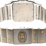 Cartier Santos Galbee Ref. 1879-01 1990s Vintage Watch 29x41mm, Quarz - Bild 8 Vorschau